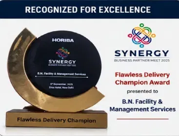 BNFMS Flawless Delivery Champion Award — HORIBA Synergy Business Partner Meet 2025